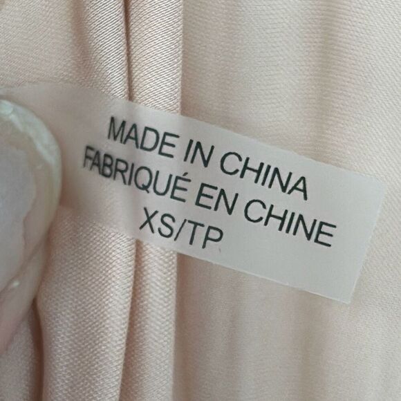 Ramy Brook Audrey Nude Pink Flowy Sleeveless Midi Dress XS - Picture 11 of 11